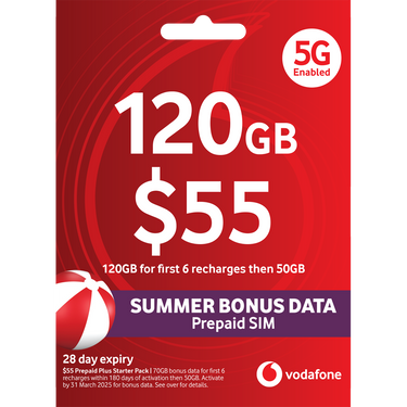 Vodafone $55 Starter Pack SIM Card